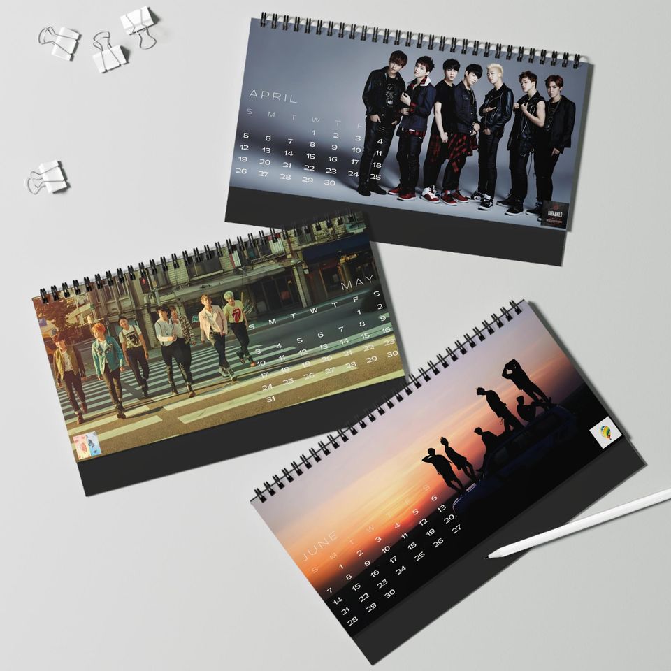 BTS 2026 Desktop Calendar: K-Pop Army Gift, Desk Decor