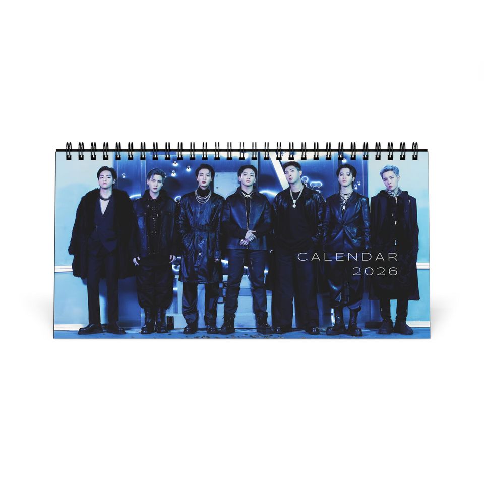 BTS 2026 Desktop Calendar: K-Pop Army Gift, Desk Decor