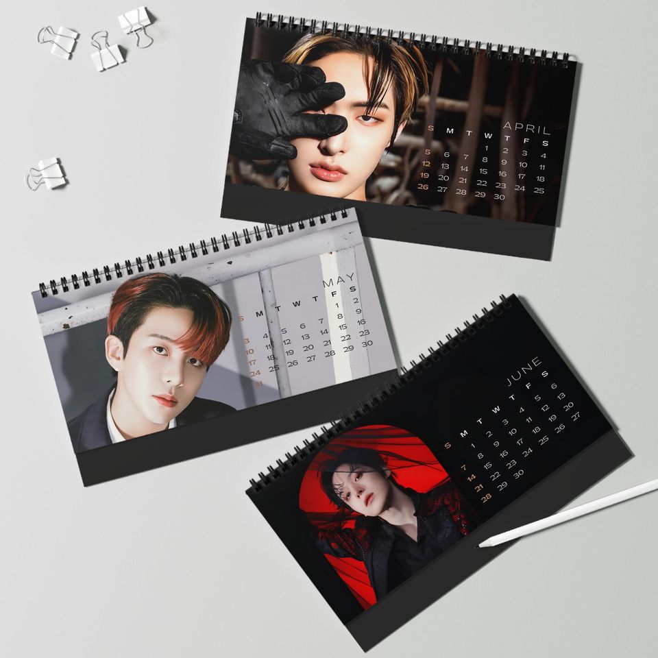 ATEEZ 2026 K-Pop Desktop Calendar | ATINY Gift