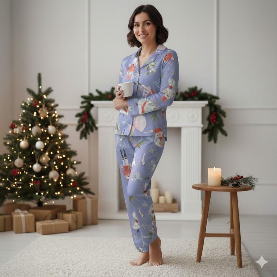 Nutcracker Ballet Family Pajamas Set, Christmas Matching PJs