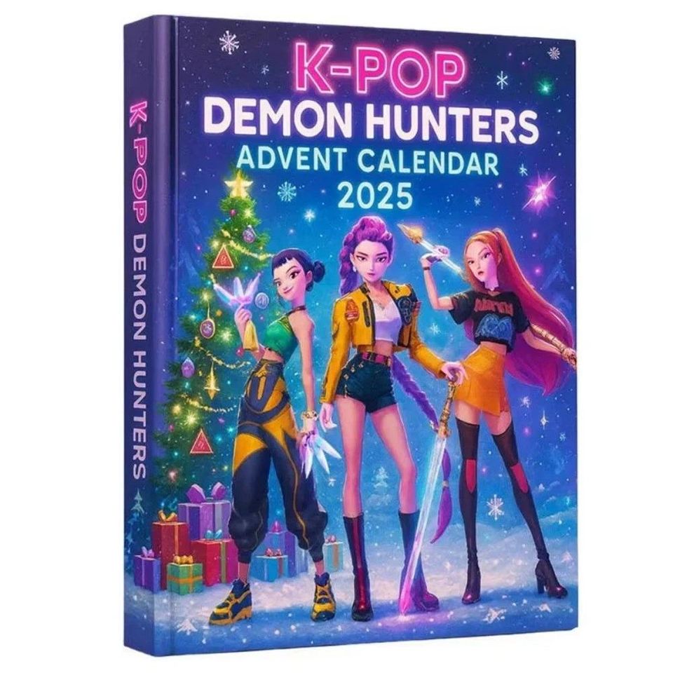 Kpop Devil Hunters Advent Calendar 2D 24 Days 2025 Christmas Best Countdown Gift, Anime Advent Countdown Box