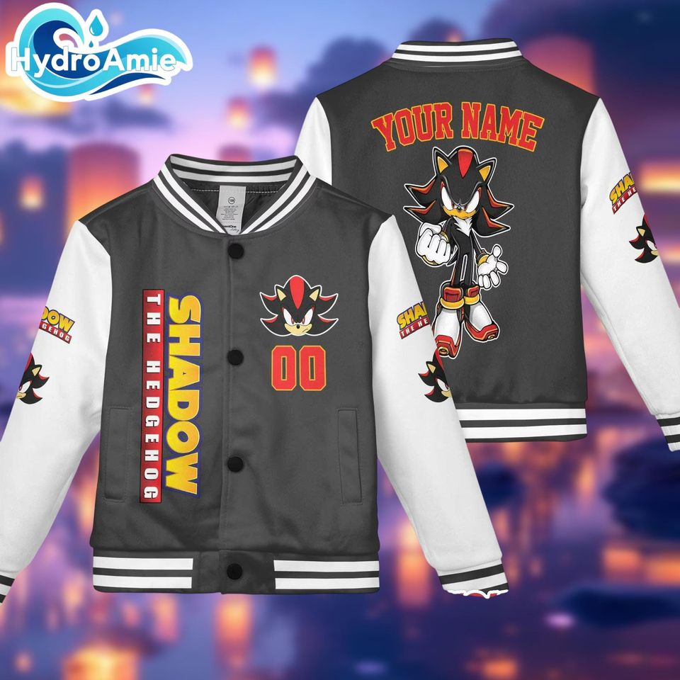 Custom Shadow the Hedgehog Varsity Jacket