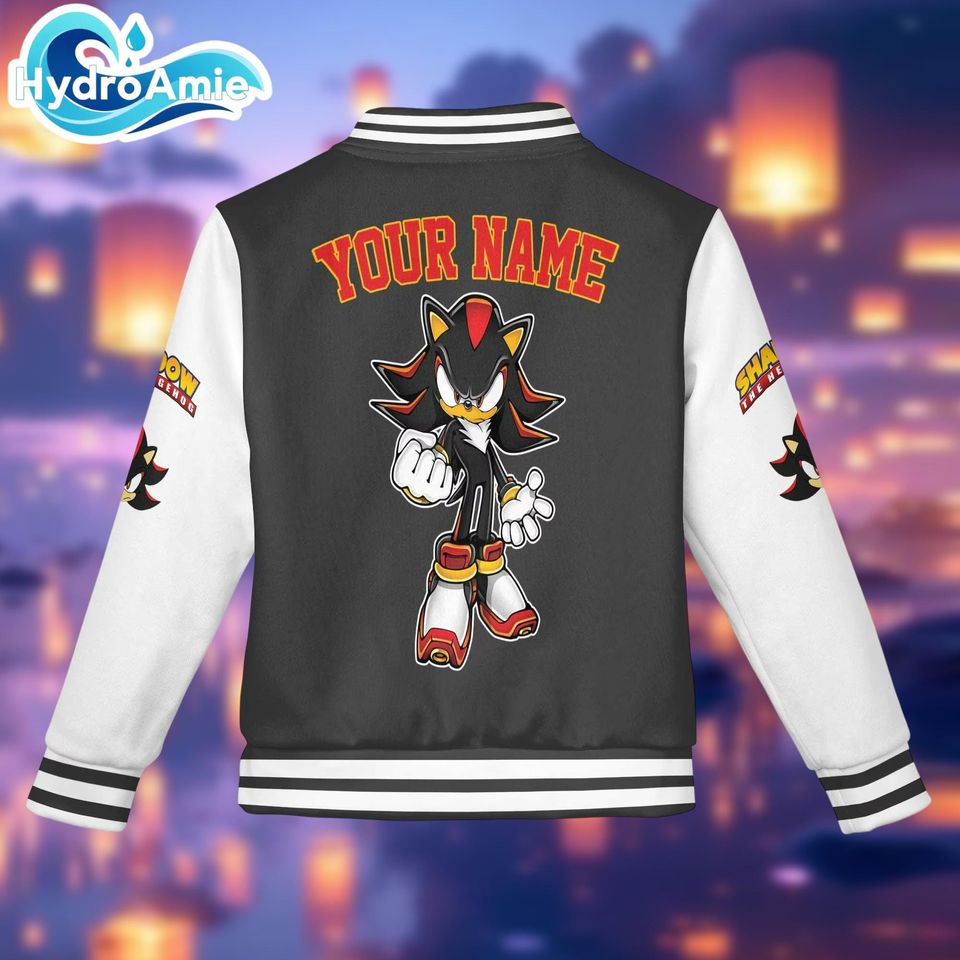 Custom Shadow the Hedgehog Varsity Jacket