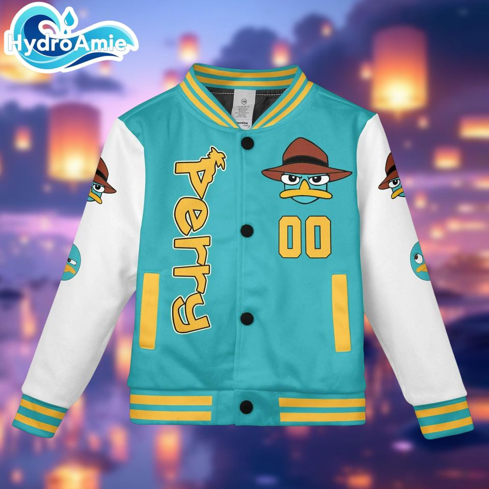 Custom Perry the Platypus Varsity Jacket