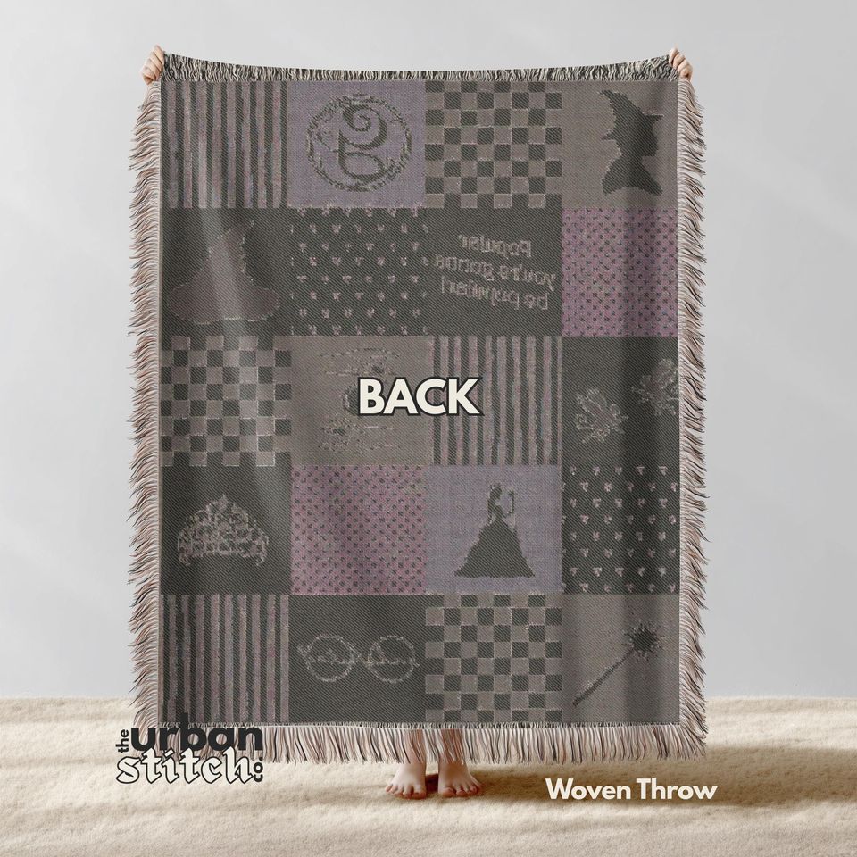 Wicked Patchwork Throw Blanket: Movie Inspired Home Decor
