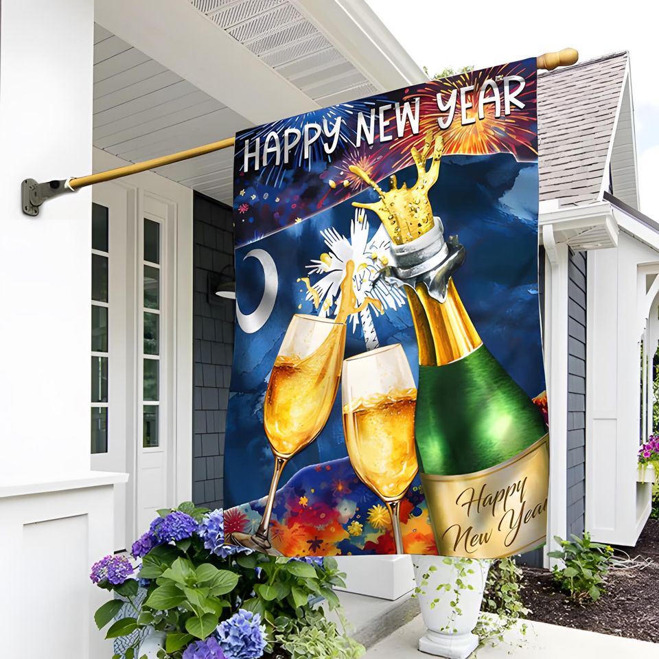 South Carolina Happy New Year Flag