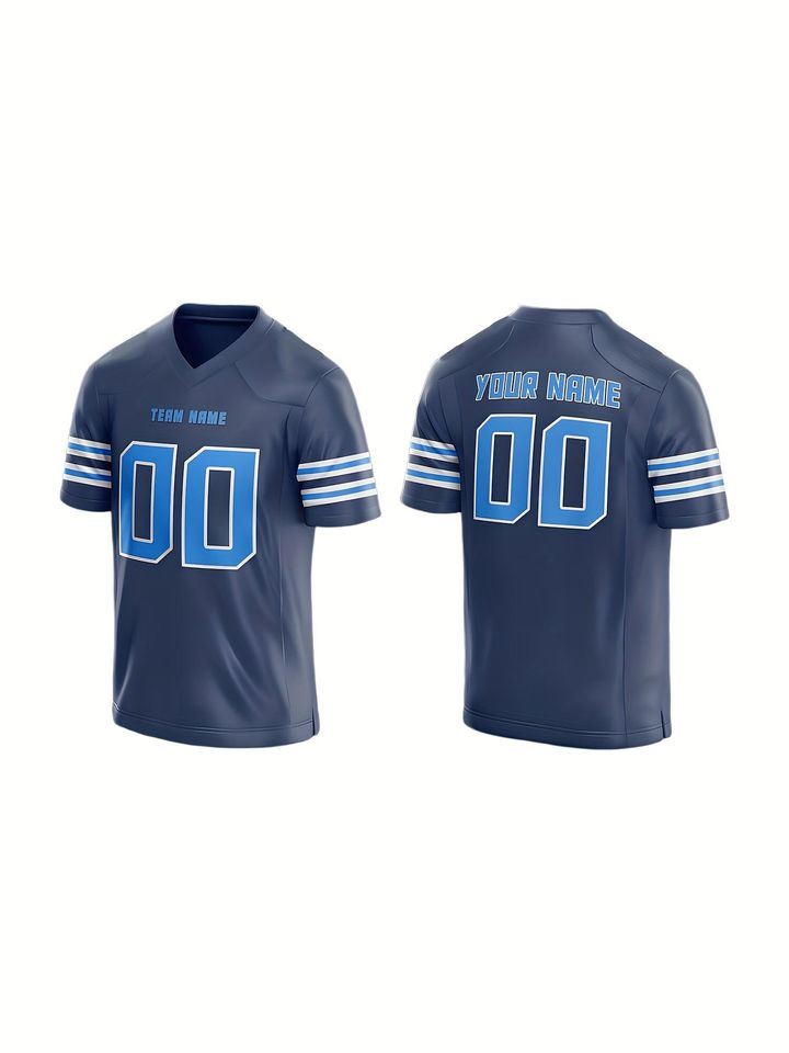 Mens Custom Football Jersey with Personalized Name Number