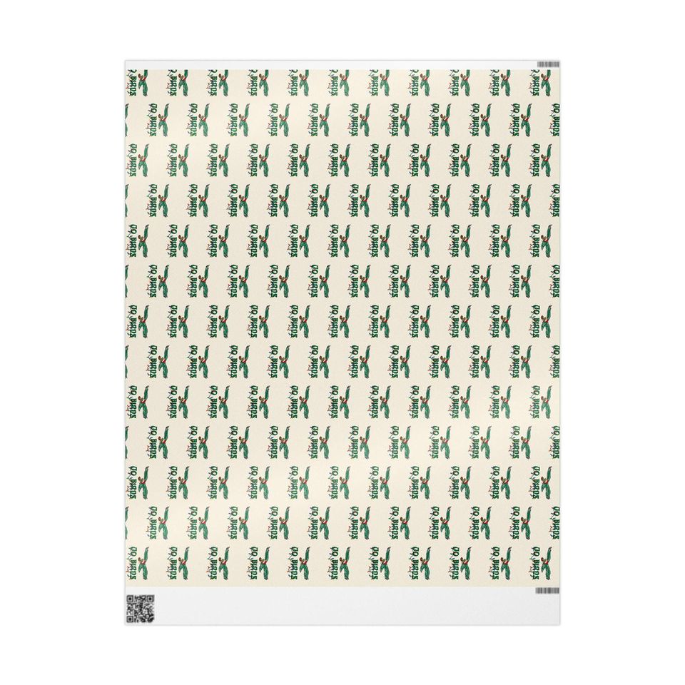 Eagles Gift Wrapping Paper: Holiday Go Birds Pattern