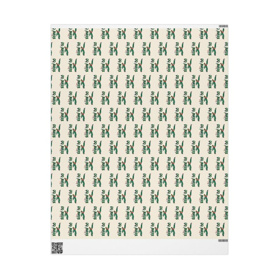 Eagles Gift Wrapping Paper: Holiday Go Birds Pattern