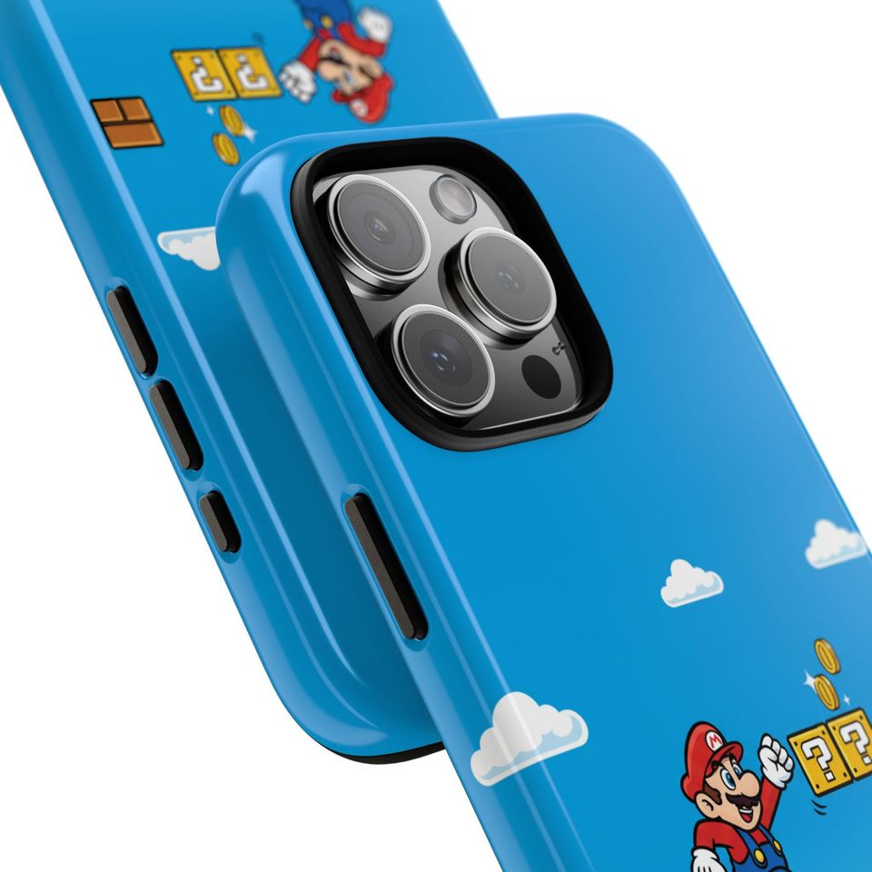 Mario Phone Case, Retro Gaming iPhone Case
