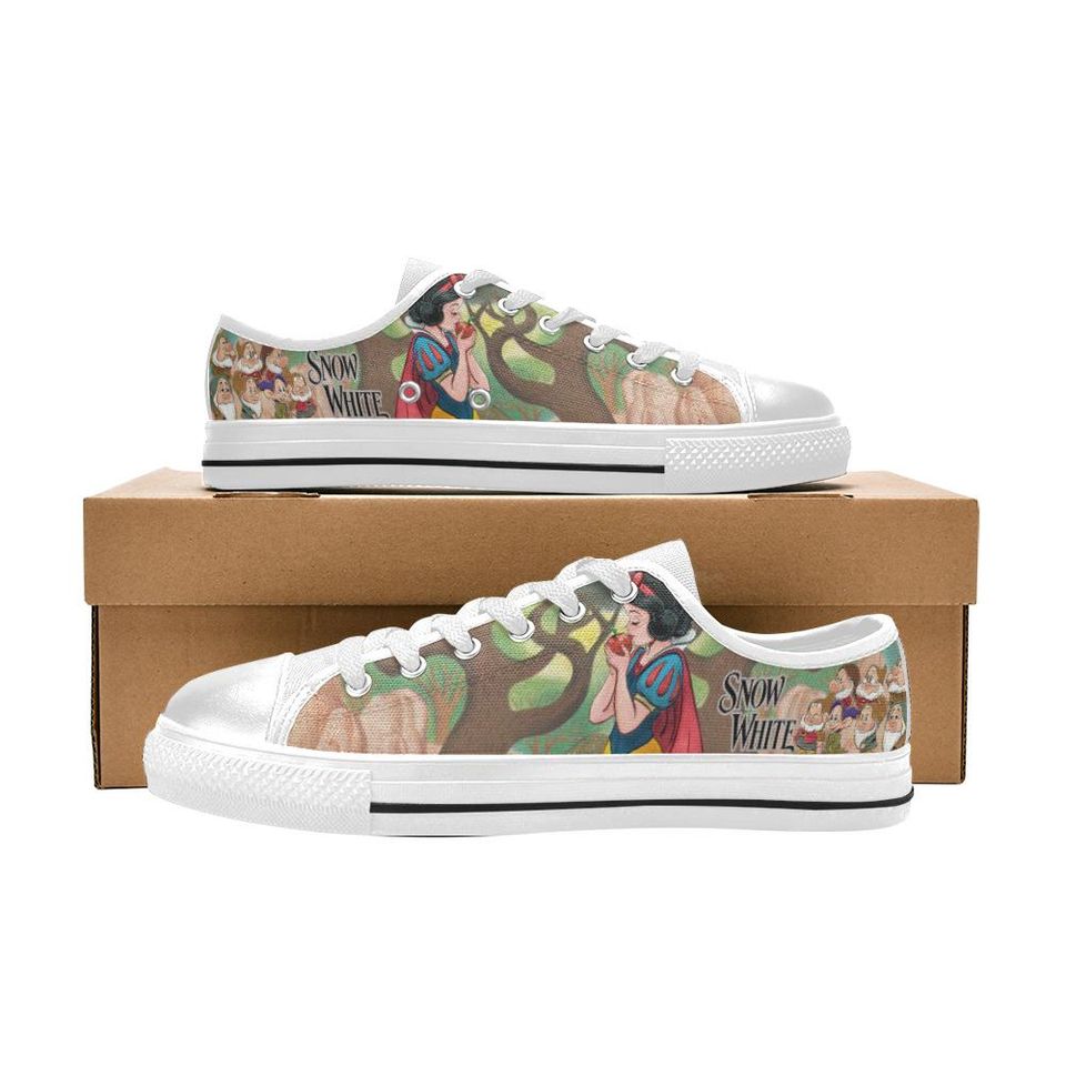 Snow White Low Top Shoes Sneakers