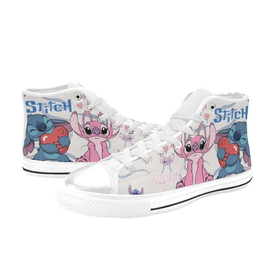Lilo And Stitch High Top Shoes Sneakers
