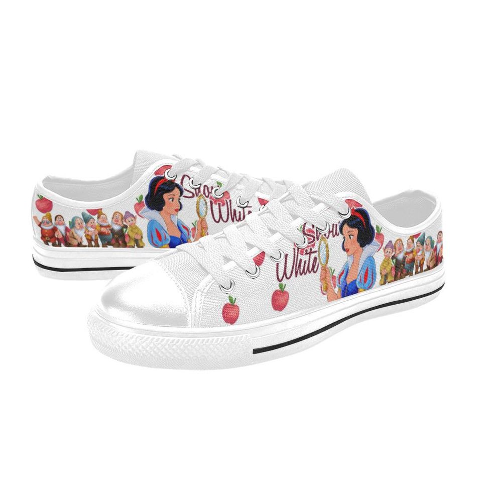 Snow White Low Top Shoes Sneakers
