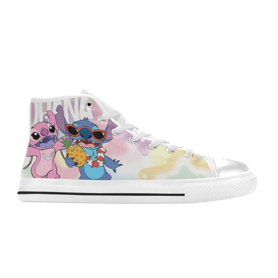 Lilo And Stitch High Top Shoes Sneakers