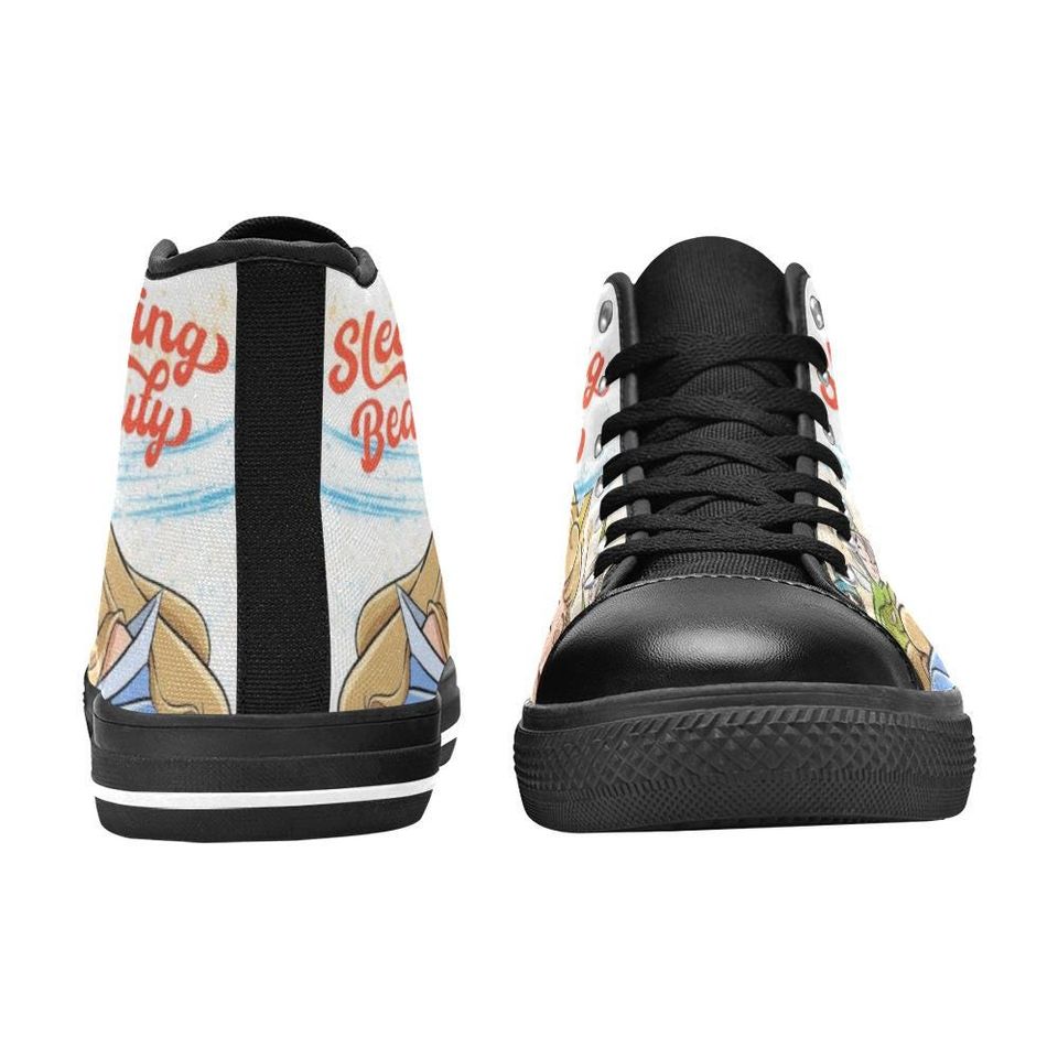 Sleeping Beauty High Top Shoes Sneakers