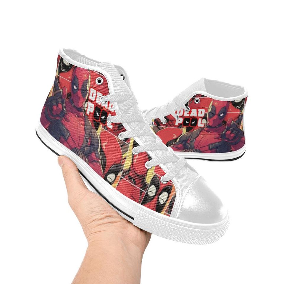 Deadpool High Top Shoes Sneakers