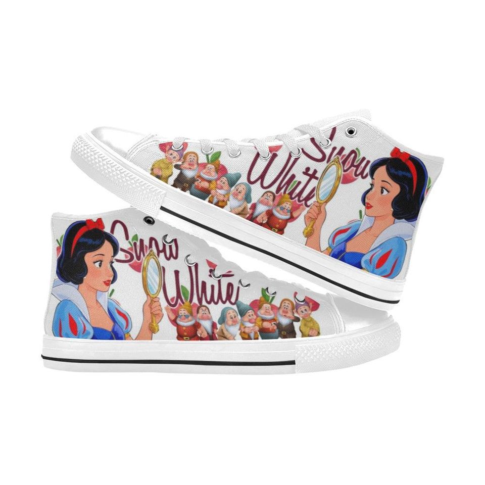 Snow White High Top Shoes Sneakers