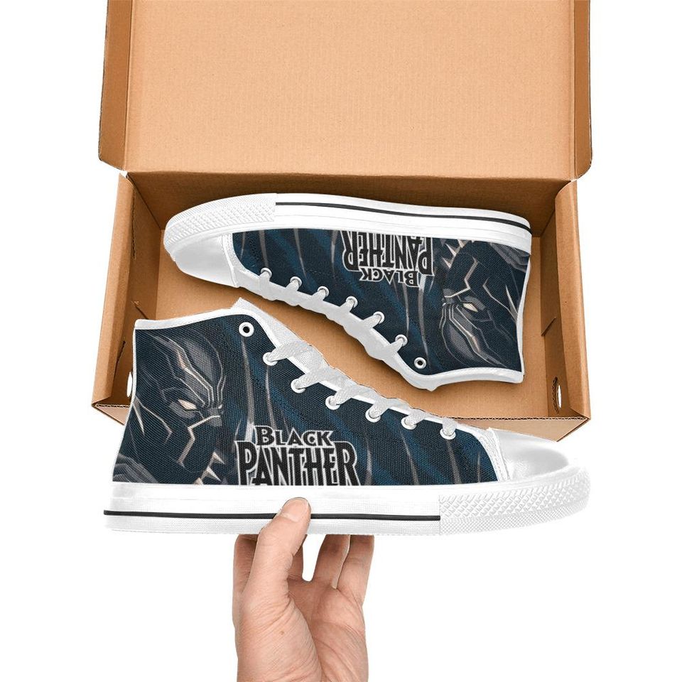 Black Panther High Top Shoes Sneakers