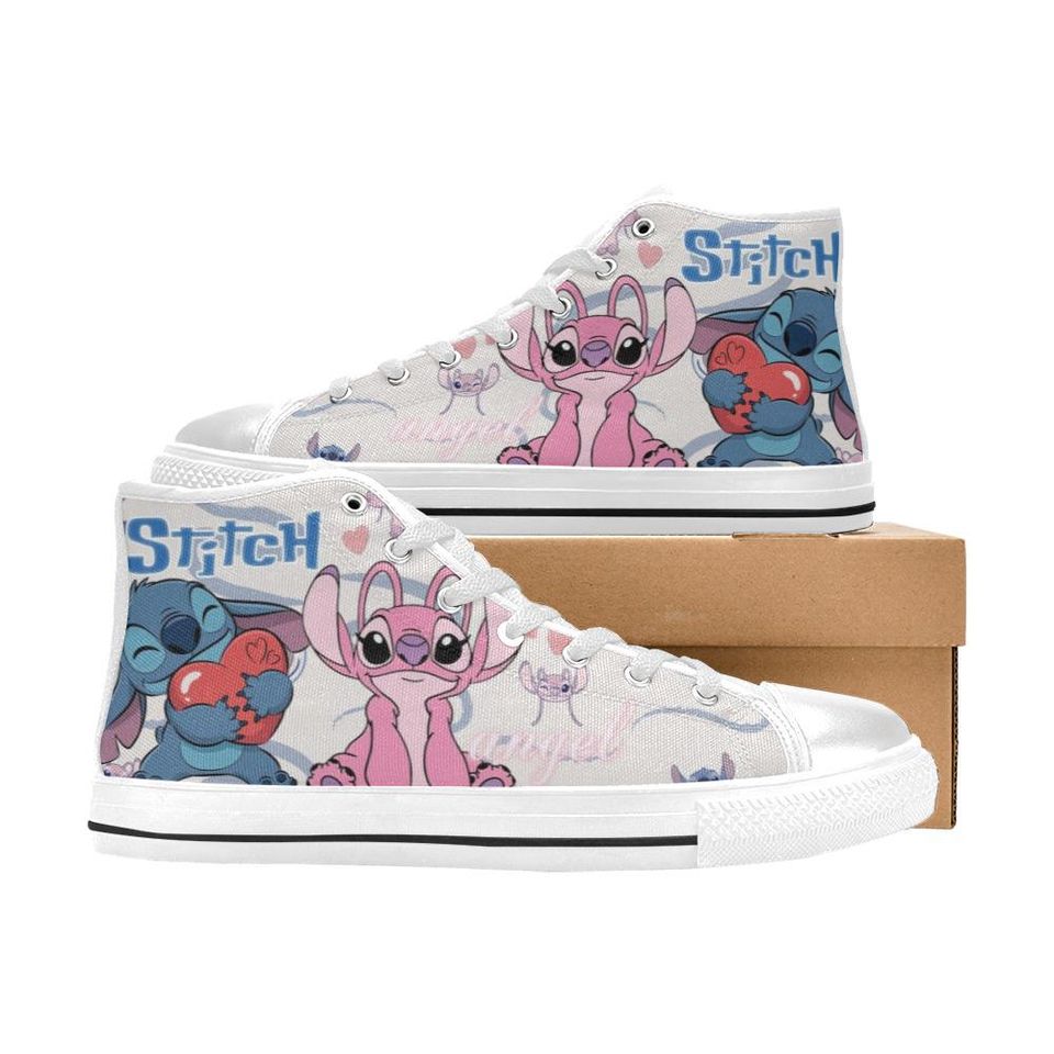Lilo And Stitch High Top Shoes Sneakers
