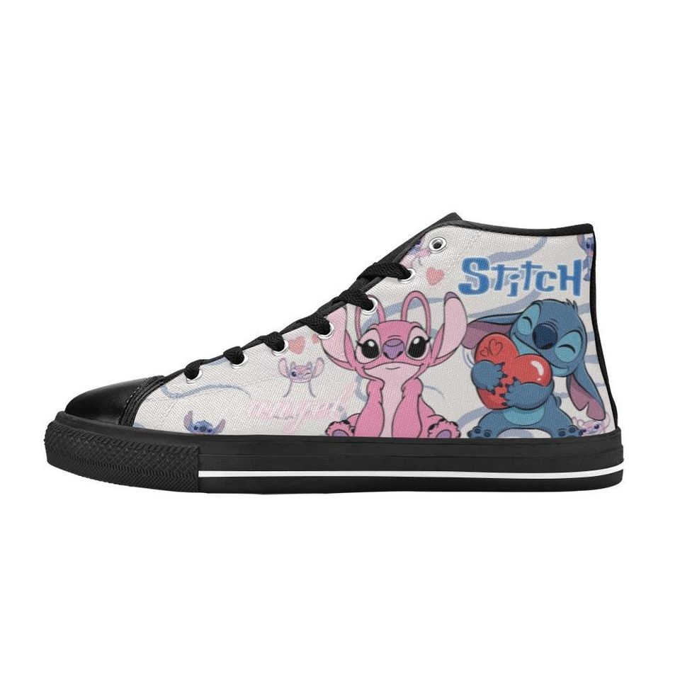 Lilo And Stitch High Top Shoes Sneakers