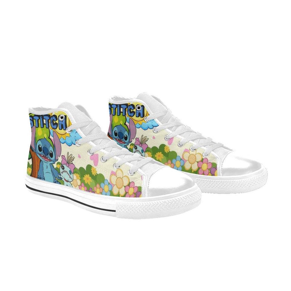 Lilo And Stitch High Top Shoes Sneakers
