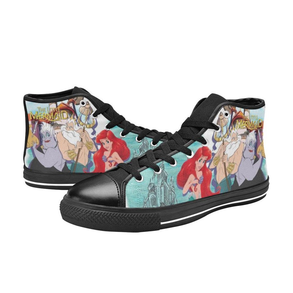 The Little Mermaid High Top Shoes Sneakers