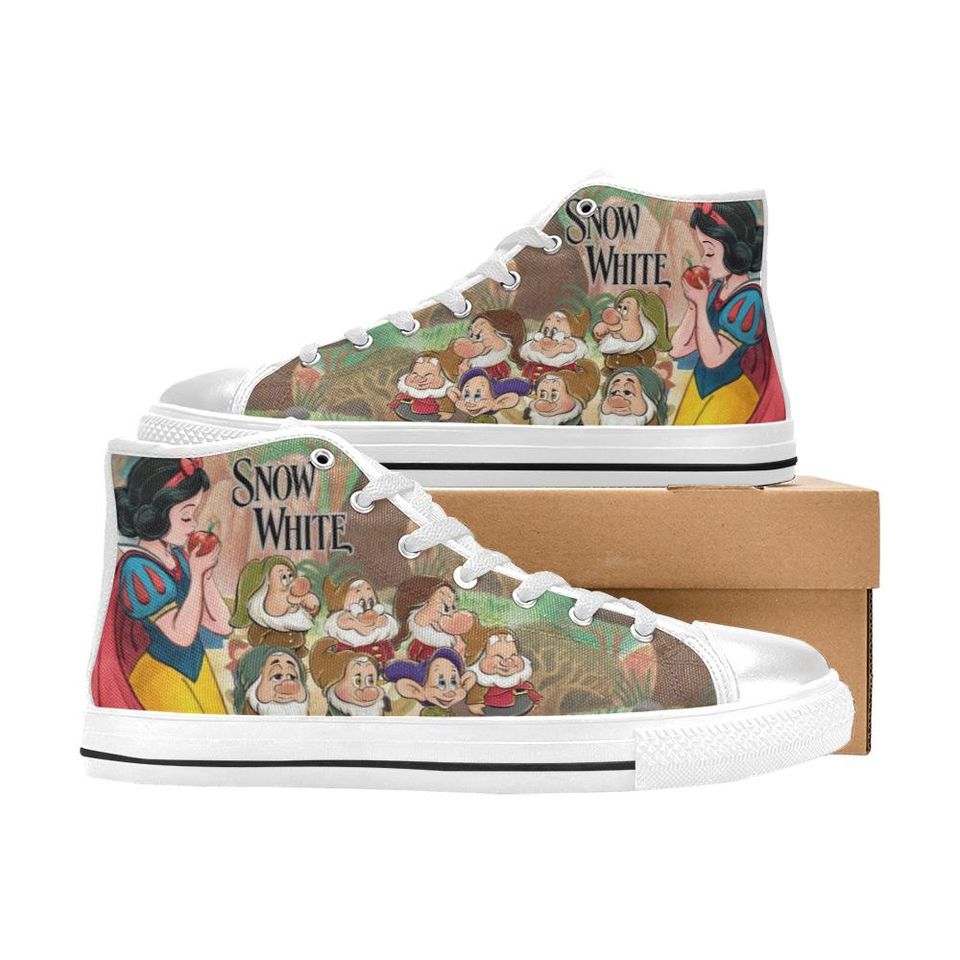 Snow White High Top Shoes Sneakers