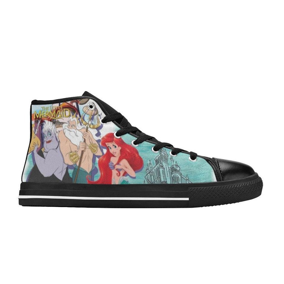 The Little Mermaid High Top Shoes Sneakers