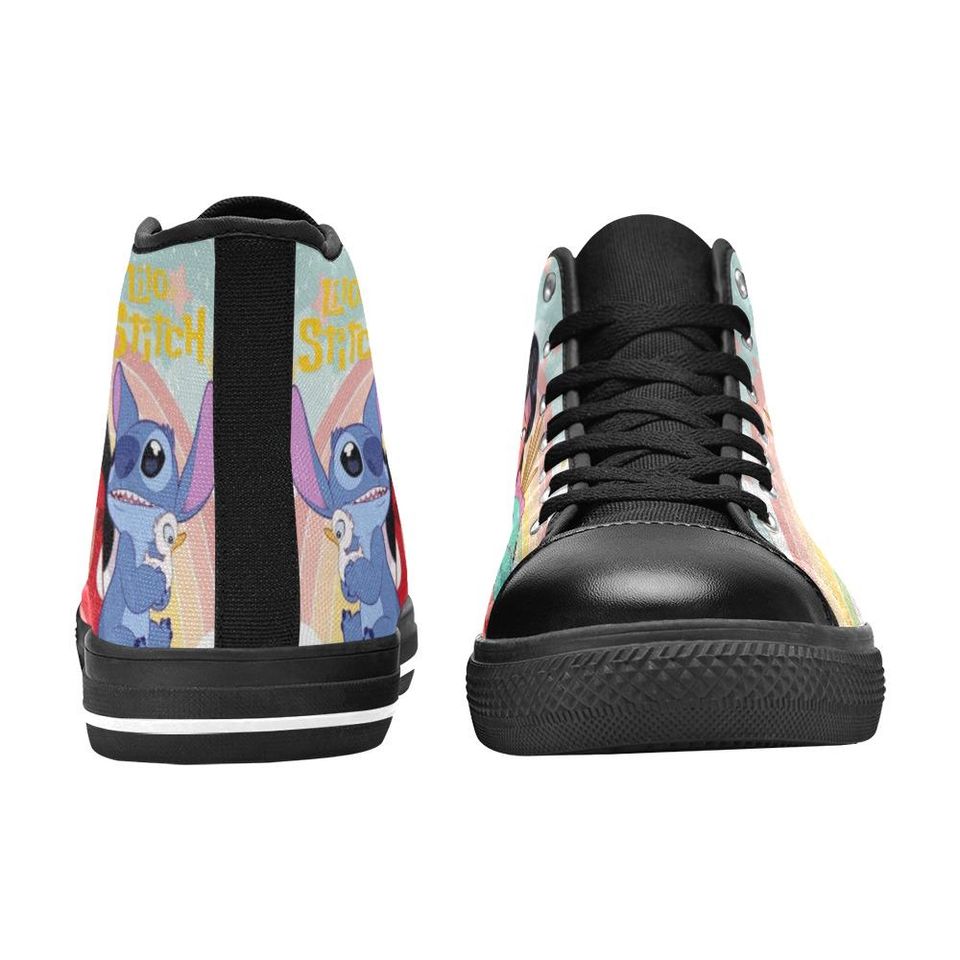 Lilo And Stitch High Top Shoes Sneakers