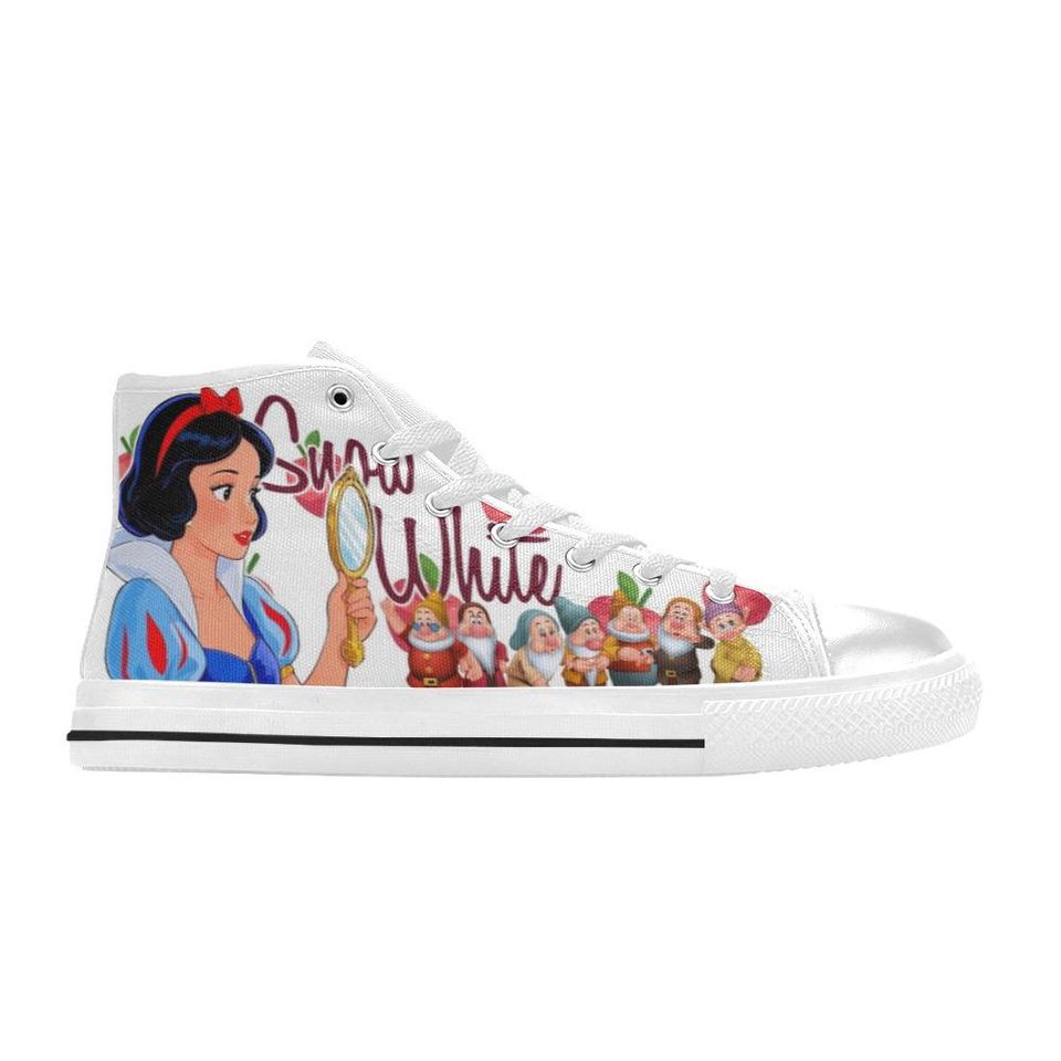 Snow White High Top Shoes Sneakers