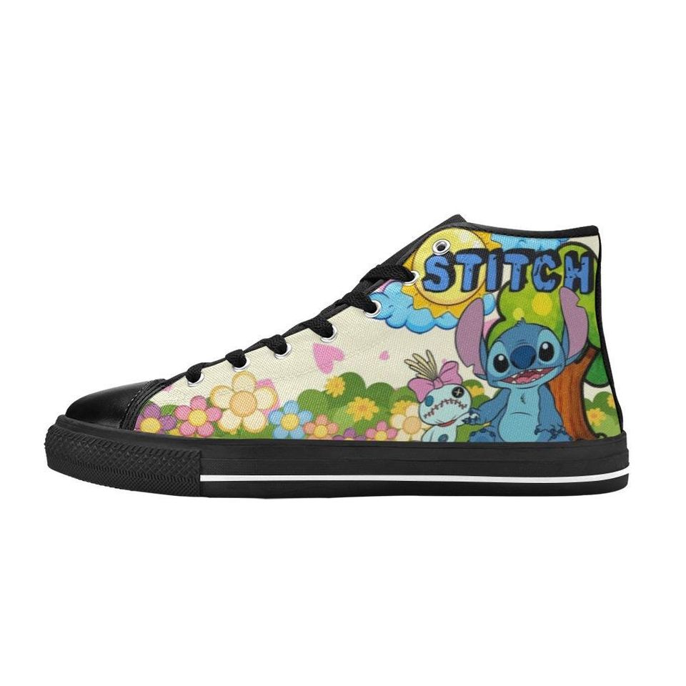Lilo And Stitch High Top Shoes Sneakers