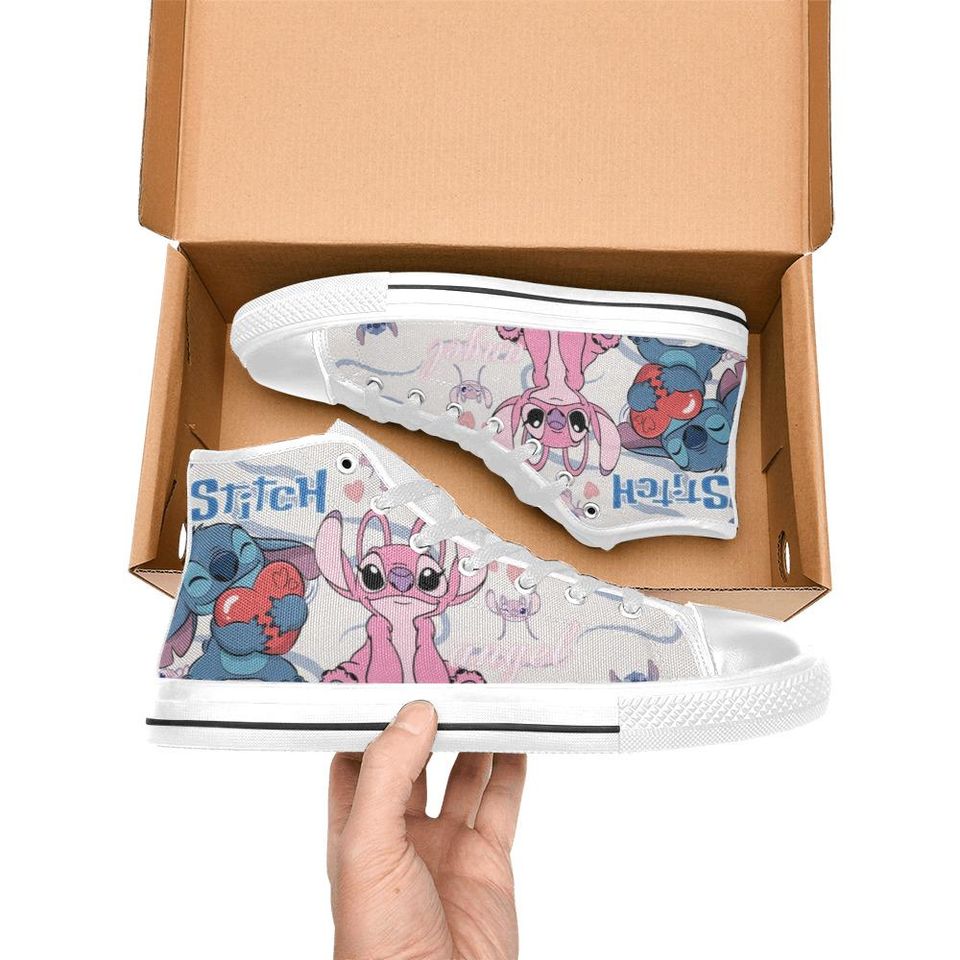 Lilo And Stitch High Top Shoes Sneakers