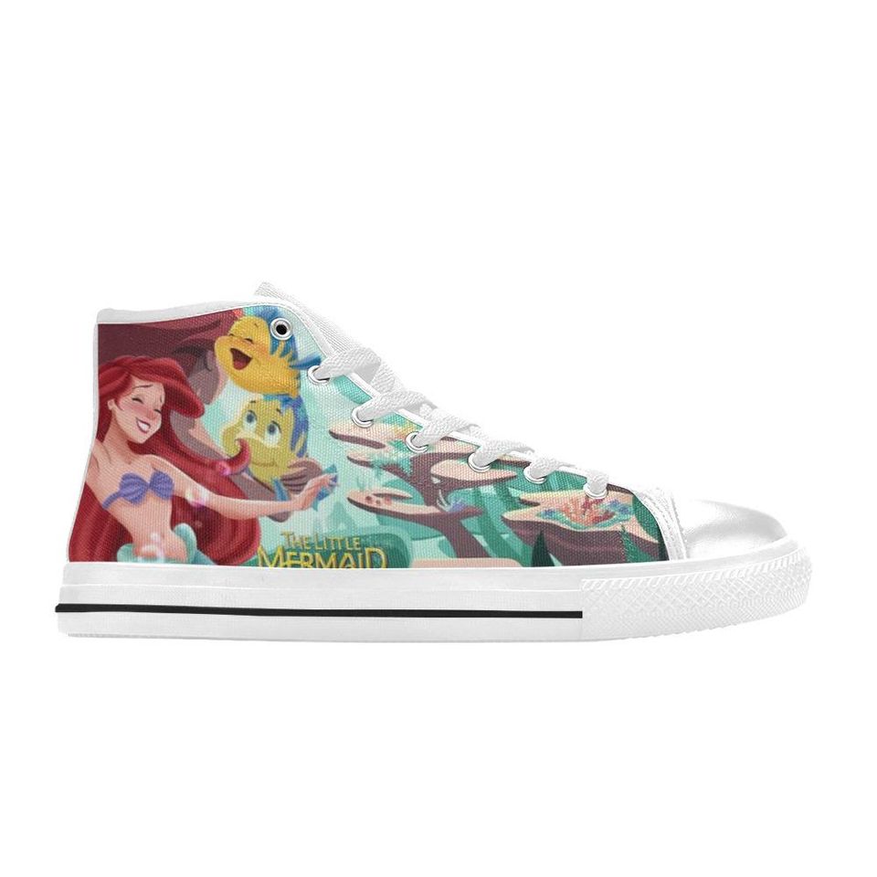 The Little Mermaid High Top Shoes Sneakers