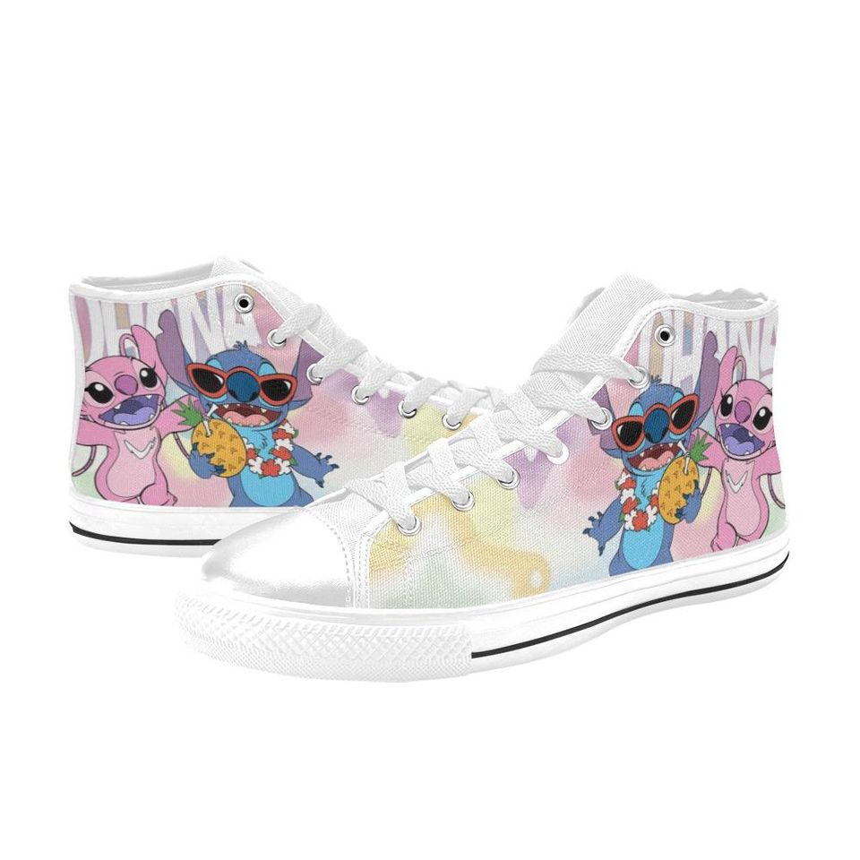 Lilo And Stitch High Top Shoes Sneakers