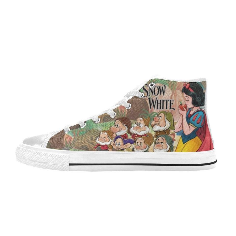 Snow White High Top Shoes Sneakers