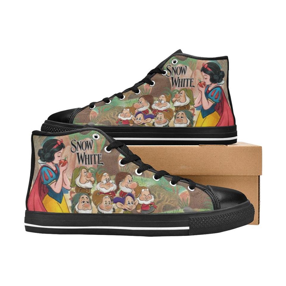 Snow White High Top Shoes Sneakers