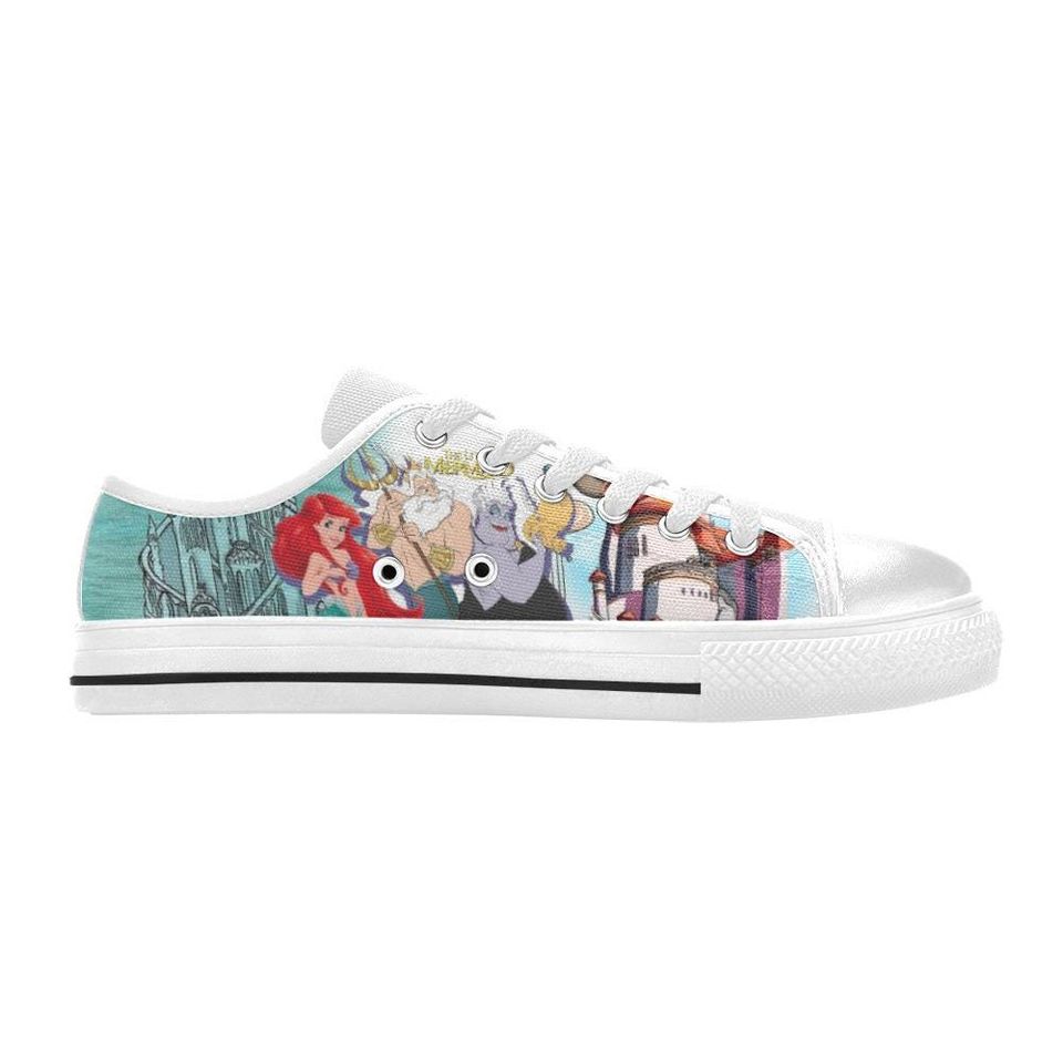 The Little Mermaid Low Top Shoes Sneakers