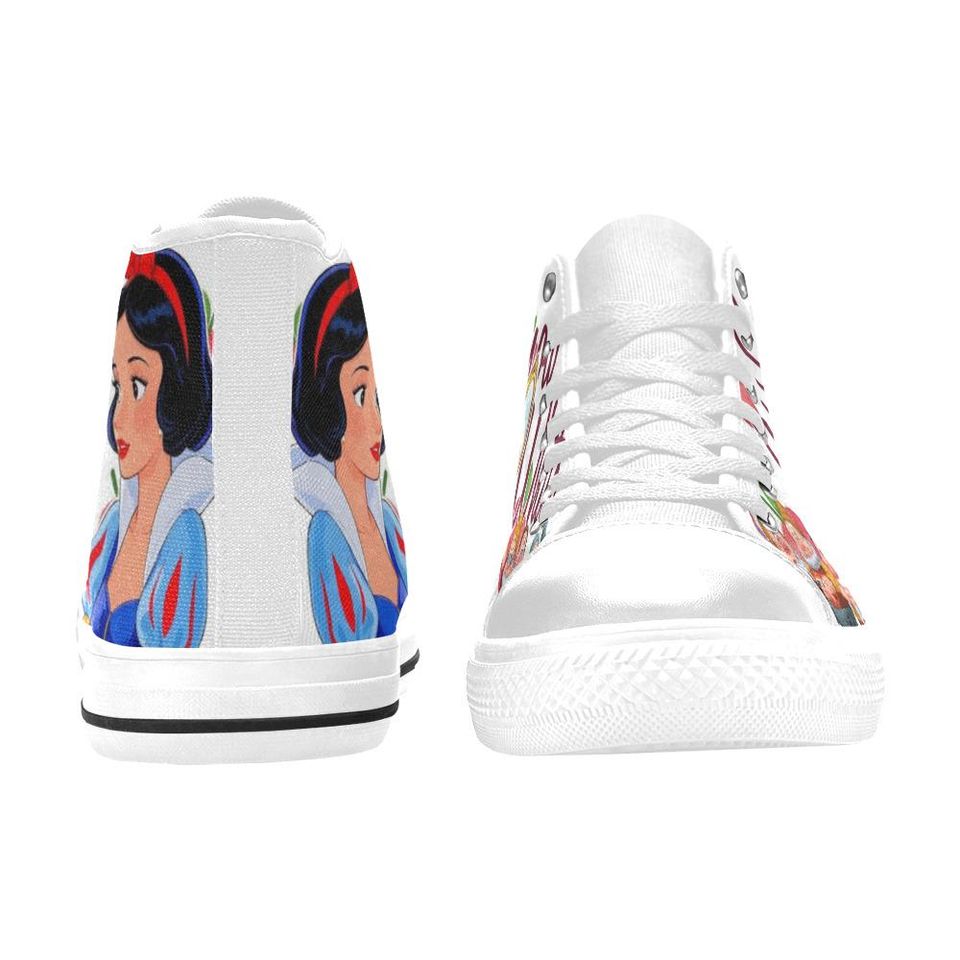 Snow White High Top Shoes Sneakers