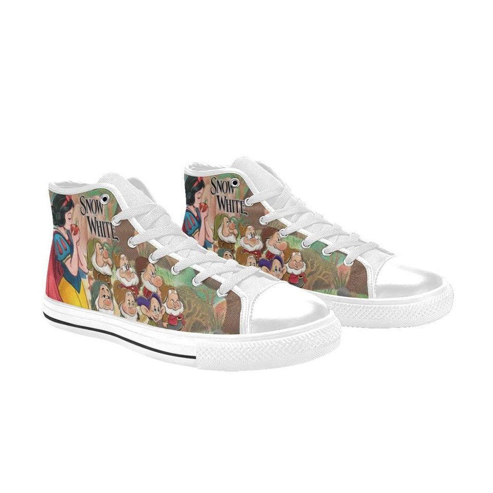 Snow White High Top Shoes Sneakers