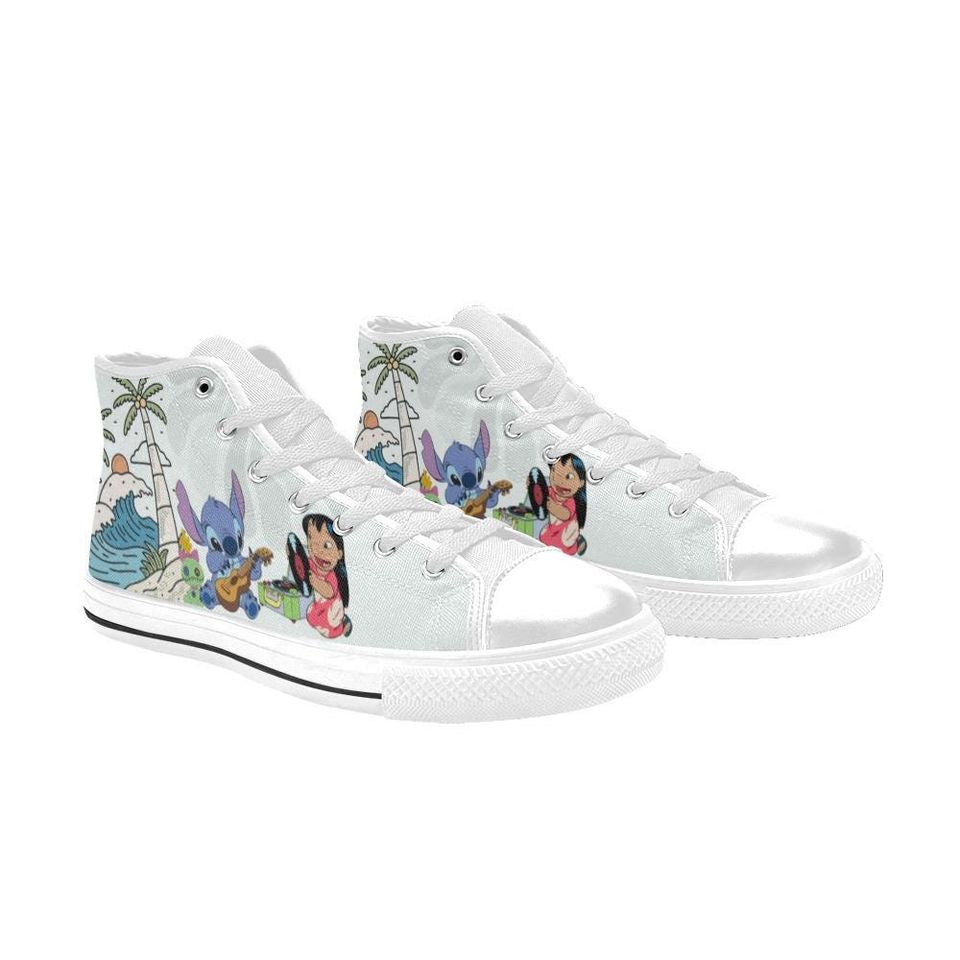Lilo And Stitch High Top Shoes Sneakers