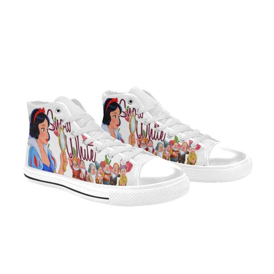 Snow White High Top Shoes Sneakers