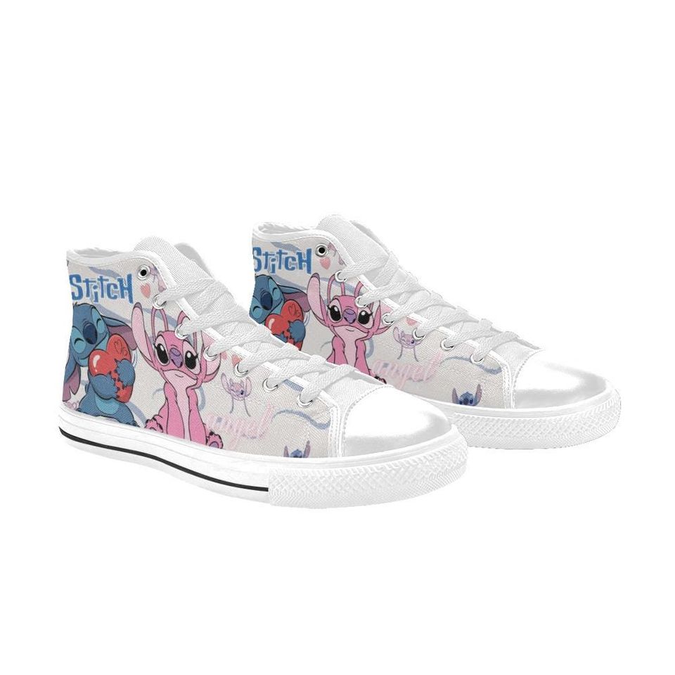 Lilo And Stitch High Top Shoes Sneakers