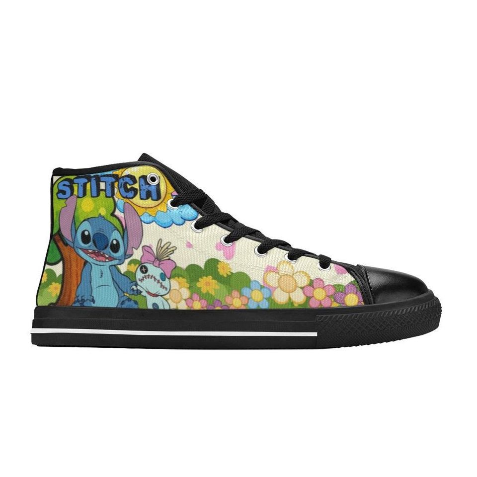 Lilo And Stitch High Top Shoes Sneakers
