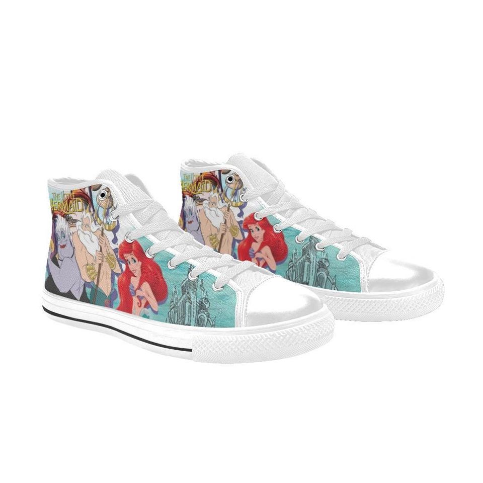 The Little Mermaid High Top Shoes Sneakers