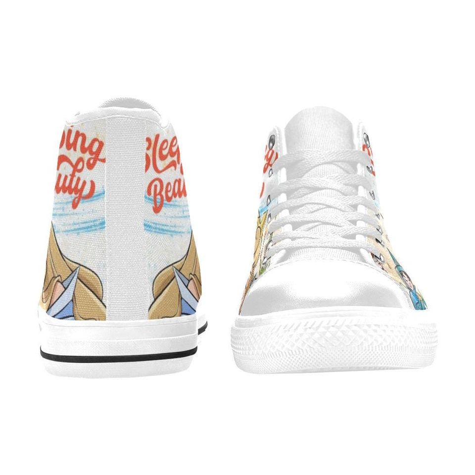 Sleeping Beauty High Top Shoes Sneakers
