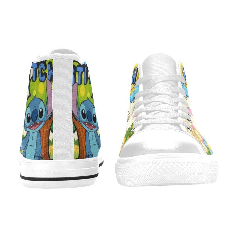 Lilo And Stitch High Top Shoes Sneakers