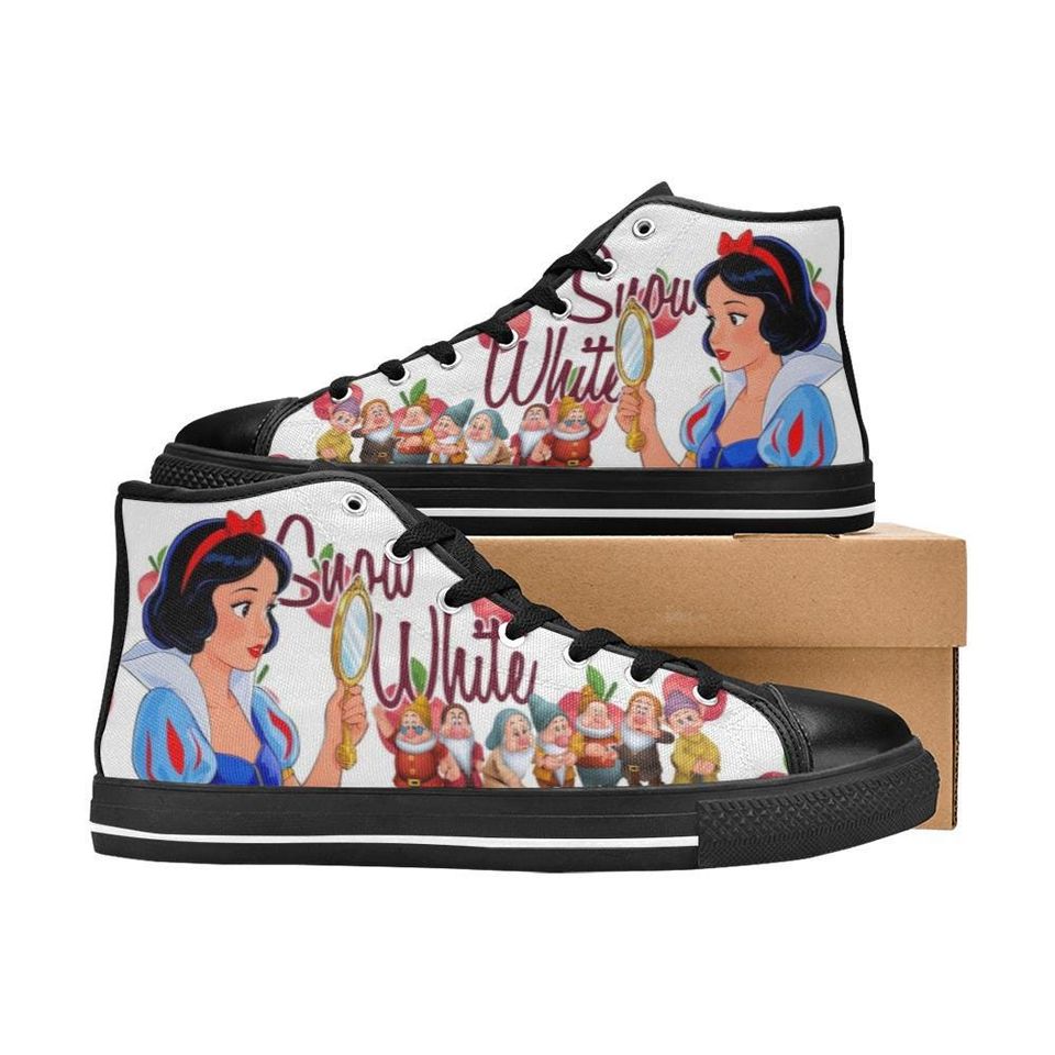Snow White High Top Shoes Sneakers