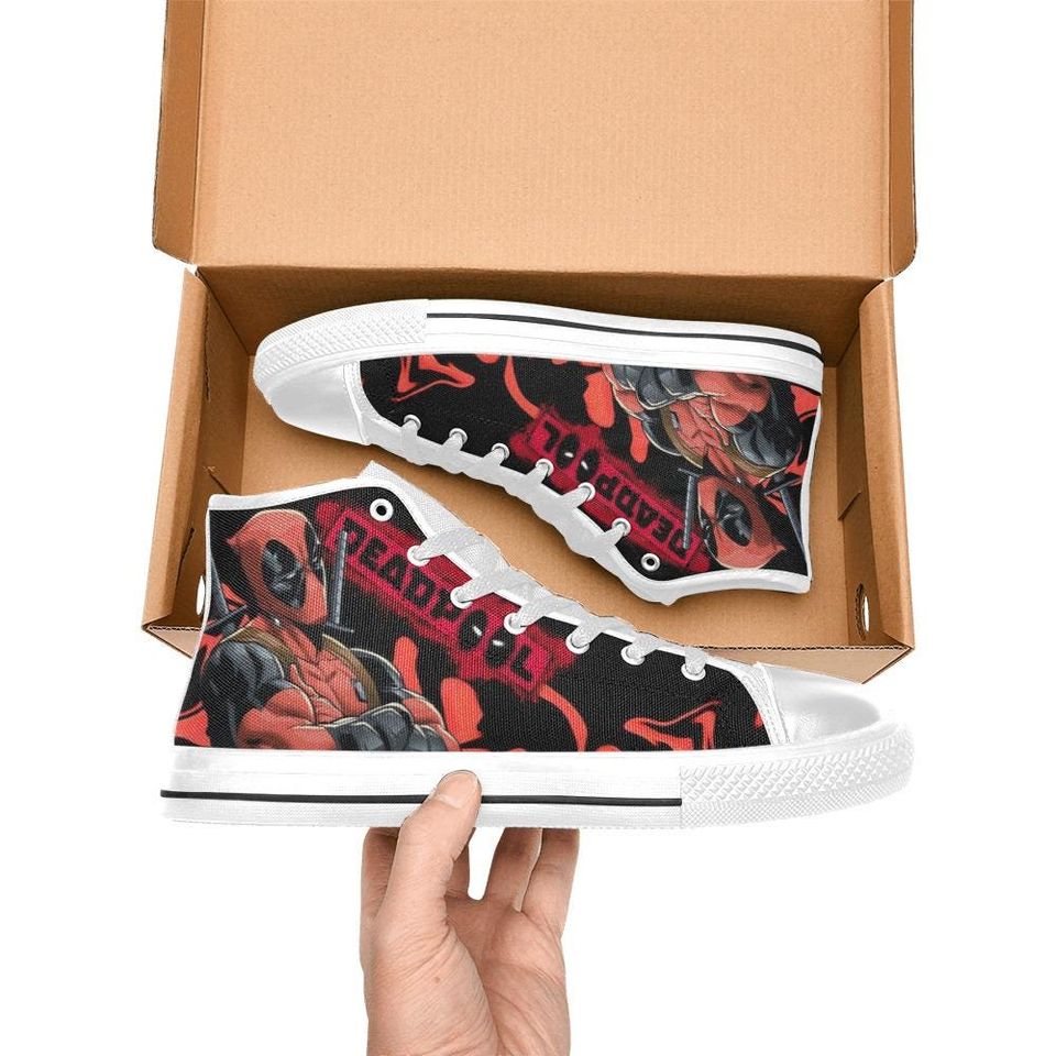 Deadpool High Top Shoes Sneakers