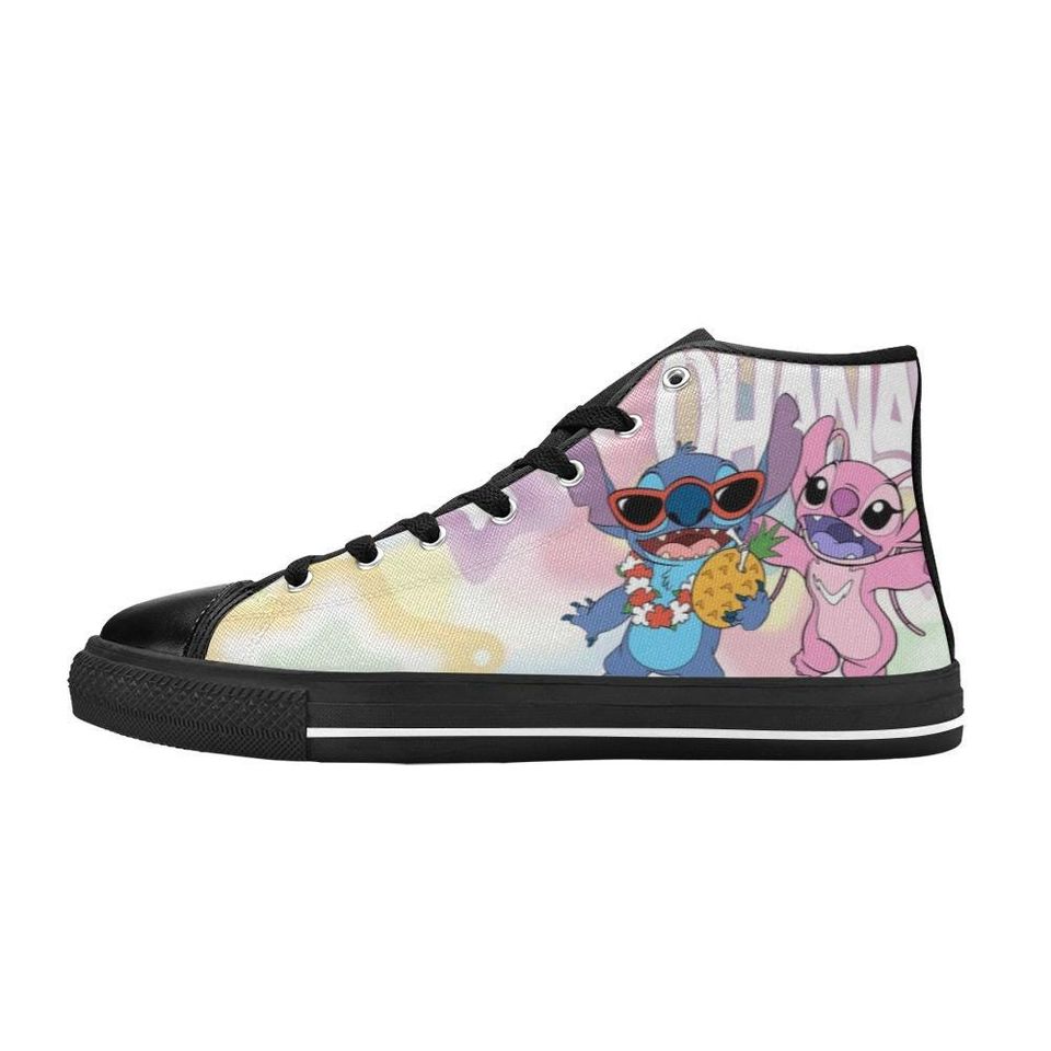 Lilo And Stitch High Top Shoes Sneakers