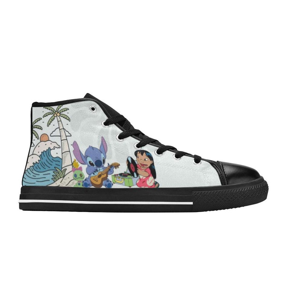 Lilo And Stitch High Top Shoes Sneakers
